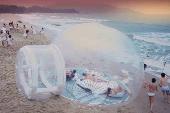 富川充气球形帐篷